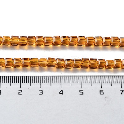 Glass Bead Strands GLAA-R041-4x4mm-12-1