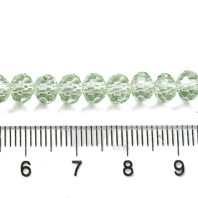 Transparent Baking Paint Glass Beads Strands DGLA-A034-T6mm-D10-1