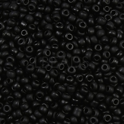 Frosted Opaque 8/0 Glass Seed Beads X-SEED-R029-3mm-A07-1