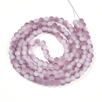 Crackle Glass Beads LS-X1-GLAA-N009-6mm-05-1