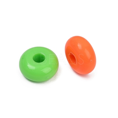 Opaque Acrylic Beads OACR-C022-07-1