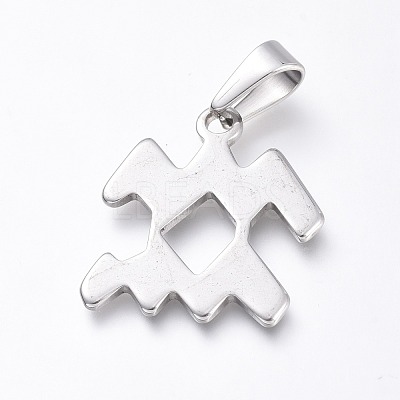 Non-Tarnish 304 Stainless Steel Pendants STAS-L210-06L-P-1