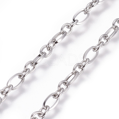 Tarnish Resistant 304 Stainless Steel Figaro Chains CHS-L020-038P-1