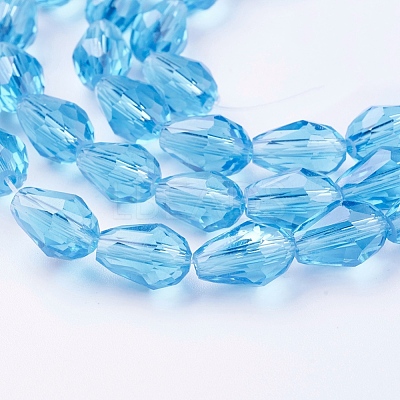 Glass Beads Strands X-GLAA-R024-11x8mm-7-1