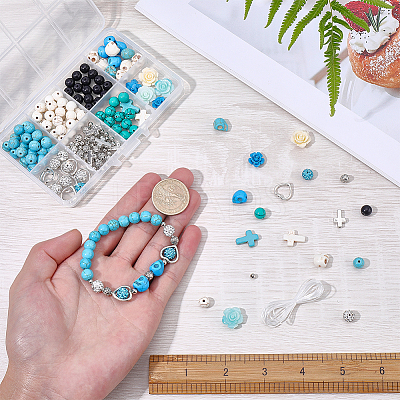 DIY Bracelet Making Finding Kits DIY-SC0032-36-1