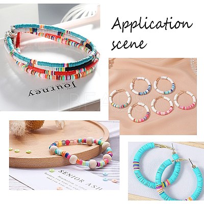Handmade Polymer Clay Beads CLAY-PH0001-25B-1
