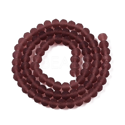 Transparent Glass Beads Strands EGLA-A044-T6mm-MD13-1