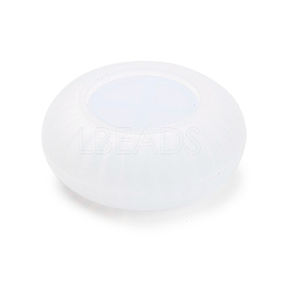 Flat Round Silicone Candle Holder Molds DIY-A053-10-1