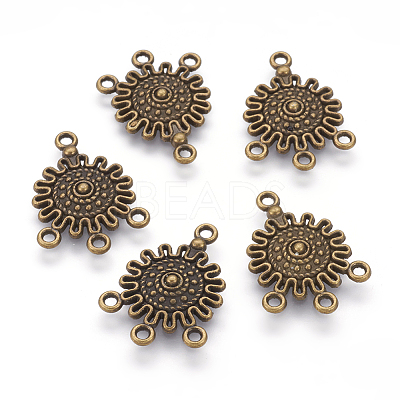 Tibetan Style Alloy Chandelier Components Links LS-MLF0145Y-1