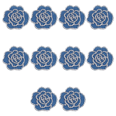 10Pcs Hotfix Glass Rhinestone DIY-WR0004-87A-1