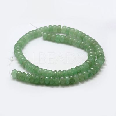 Natural Green Aventurine Bead Strands G-G668-08-5x8mm-1