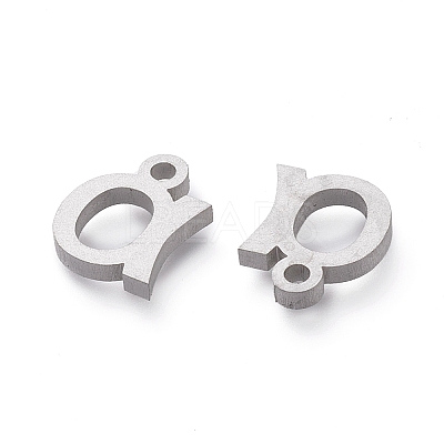 Tarnish Resistant 304 Stainless Steel Pendants STAS-A045-04P-1