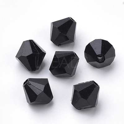 Opaque Acrylic Beads TACR-S146-6mm-27-1