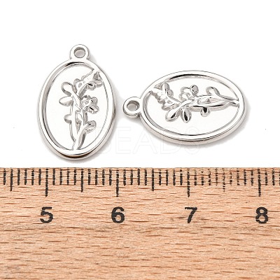 304 Stainless Steel Pendants STAS-I358-12P-08-1