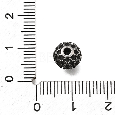 Engraved 304 Stainless Steel Beads STAS-H263-17AS-10-1