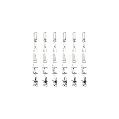 100Pcs 5 Style Tibetan Style Alloy Pendants TIBE-DC0001-04-1