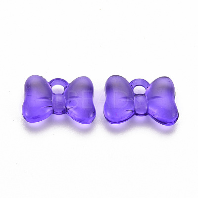 Transparent Acrylic Pendants TACR-T024-02BA-936-1