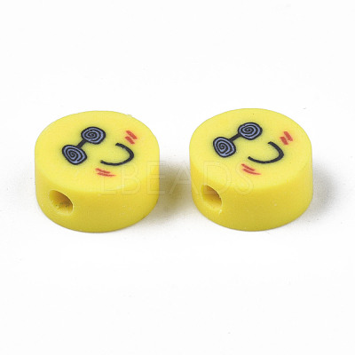 Handmade Polymer Clay Beads Strands CLAY-T020-05-1
