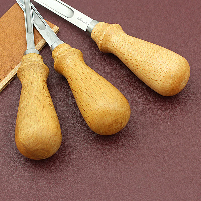 Stainless Steel Leather Edge Beveler Skiving PURS-PW0003-013B-1