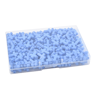 200Pcs Opaque Acrylic Beads SACR-FS0001-39G-1