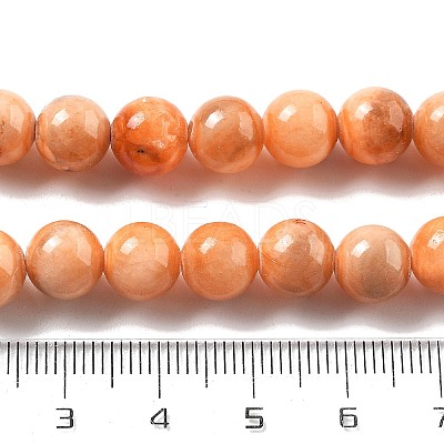 Natural Persian Jade Beads Strands G-A255-A02-02J-1