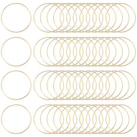 60Pcs Brass Linking Rings KK-SP0002-13B-1