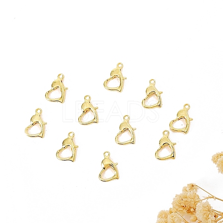 Heart Alloy Lobster Claw Clasps PW-WG6D1EF-01-1