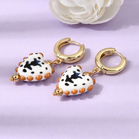 Brass Hoop Dangle Earrings KK-CBA8324-26G-02-1