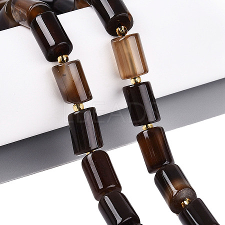 Natural Agate Beads Strands G-N362-20A-01-1