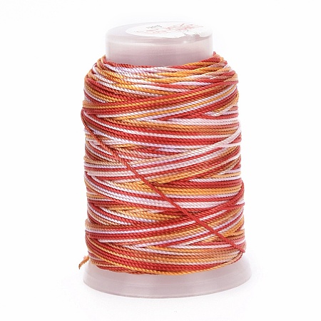 5 Rolls 12-Ply Segment Dyed Polyester Cords WCOR-P001-01B-012-1