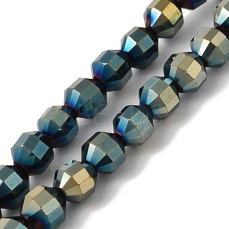 Electroplated Synthetic Non-magnetic Hematite Beads Strands G-I364-L01-07-1