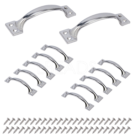 Iron Box Drawer Handles LS-IFIN-WH0011-77P-1