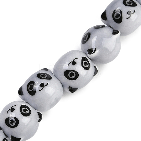 Handmade Porcelain Beads Strands PORC-P029-02C-1