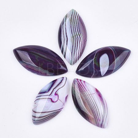 Natural Brazilian Agate Cabochons G-S349-24E-1