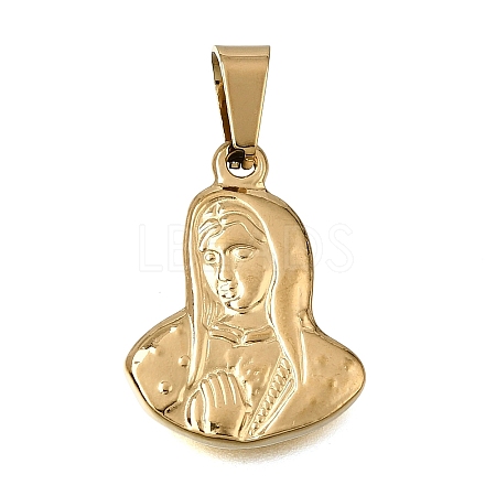 Religion 304 Stainless Steel Pendants STAS-G400-02G-03-1