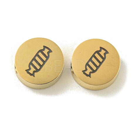 Halloween 304 Stainless Steel Beads STAS-U017-01G-N-1