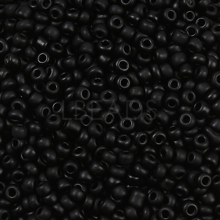 Frosted Opaque 8/0 Glass Seed Beads X-SEED-R029-3mm-A07-1