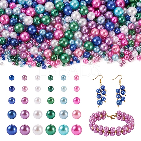 3000Pcs Imitation Pearl Acrylic Beads OACR-TA0001-13-1