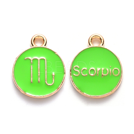 Alloy Enamel Pendants LS-X-ENAM-S124-01A-06L-1