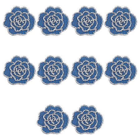 10Pcs Hotfix Glass Rhinestone DIY-WR0004-87A-1
