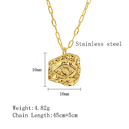 304 Stainless Steel Pendant Necklaces QZ6999-2-1