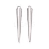 304 Stainless Steel Pendants STAS-T075-22B-P-1