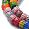 Handmade Millefiori Lampwork Beads Strands LAMP-F035-03-3