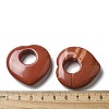 Natural Red Jasper Hollow Pendants G-C167-06E-3