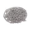 Tarnish Resistant 304 Stainless Steel Curb Chains CHS-S006-JA615-2-1