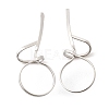Tarnish Resistant 304 Stainless Steel Stud Earrings EJEW-L215-48P-2