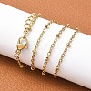 Ion Plating(IP) 304 Stainless Steel Necklaces NJEW-E080-14G-4