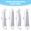 160Pcs 4 Style Plastic Tweezer Protective Covers TOOL-FH0001-53-2