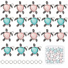 20Pcs 2 Colors Tibetan Style Alloy Pendants FIND-SC0003-89-1