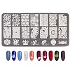 Lace Flower Stainless Steel Nail Art Stamping Plates MRMJ-L003-C01-1
